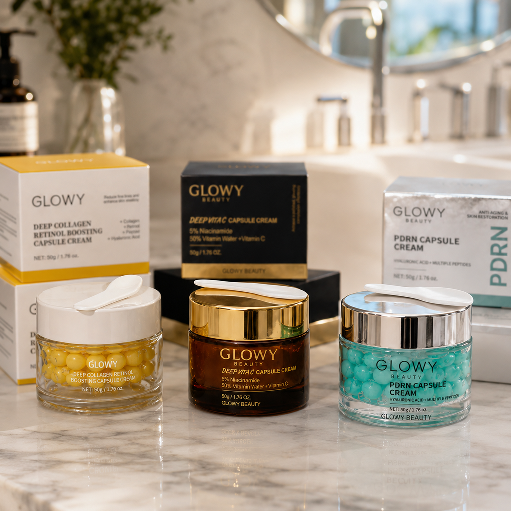 Kit Glowy | Retinol, PDRN e Vitamina C