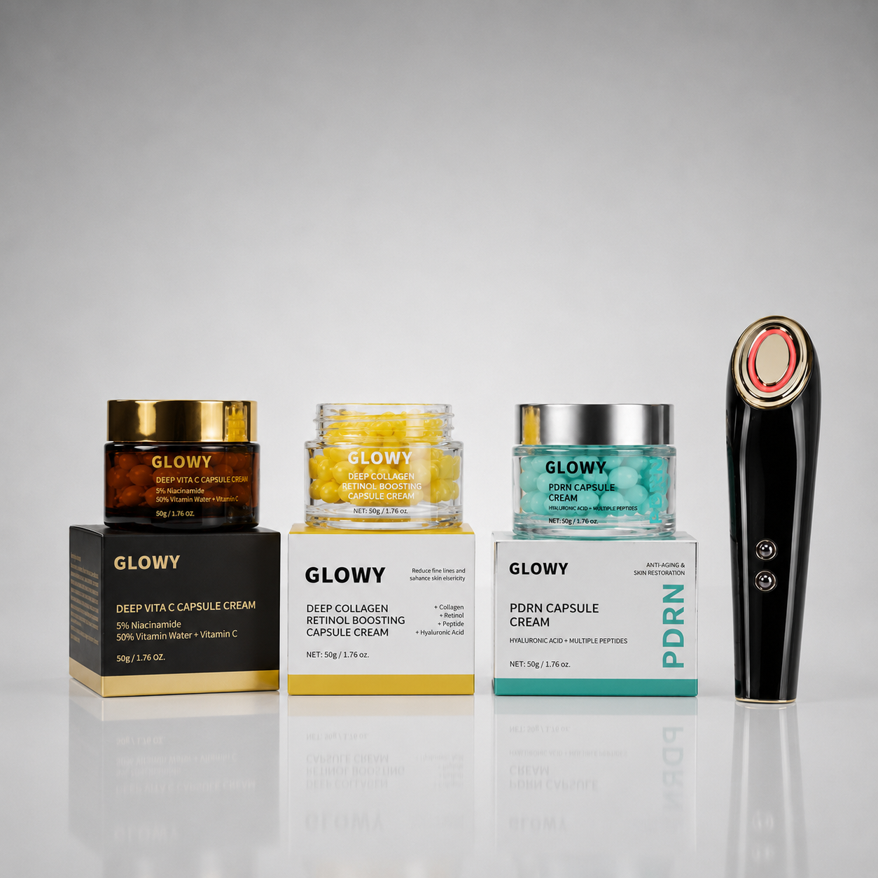 Kit Glowy | Retinol, PDRN e Vitamina C
