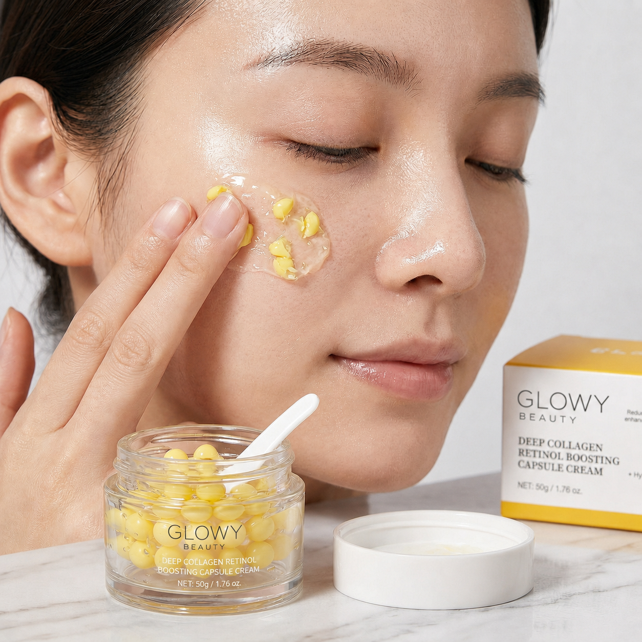Creme em Cápsulas de retinol e colágeno KOEC
