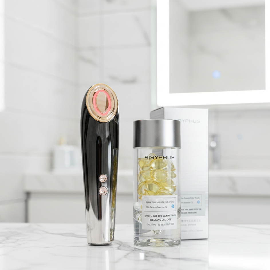 Glowy Firm Booster + Creme Cápsula Anti- Aging SISYPHUS